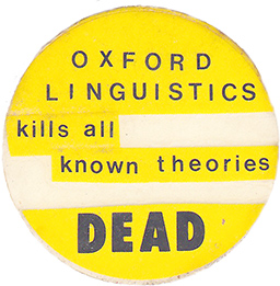 Oxford Linguistics Kills! button